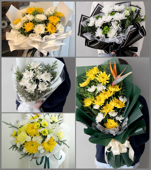 四川成都邛崃市高何镇高兴村白事花束代送
